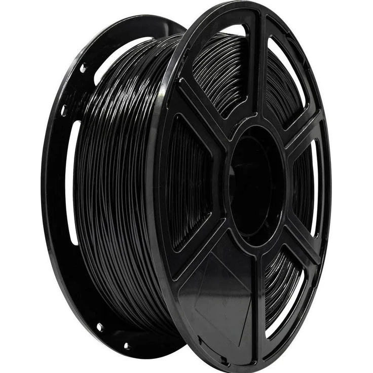 Renkforce RF-6838904, 3D Filament aus PETG, schwarz, 1.75 mm, 1000 g, hohe Festigkeit und Flexibilität, max. Drucktemperatur 230 °C
