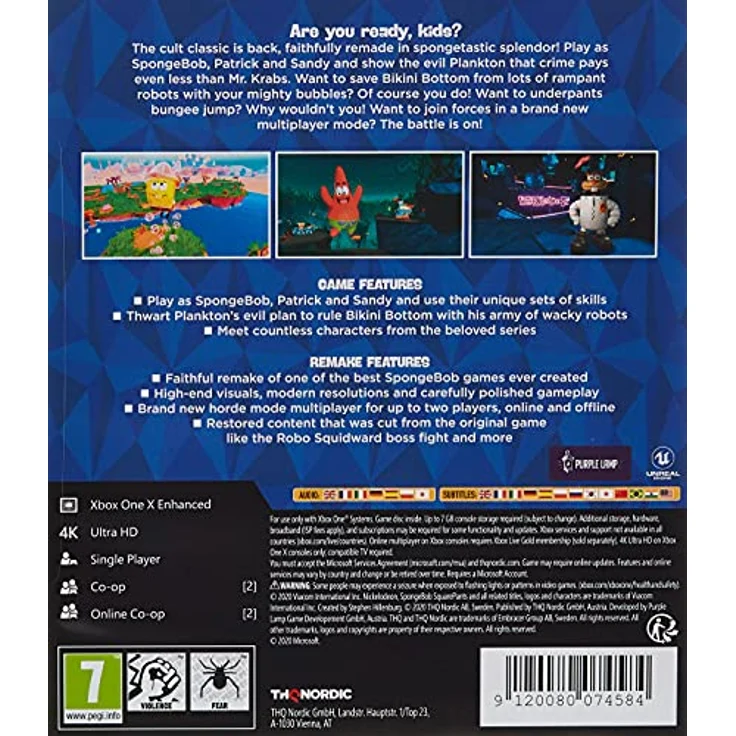 Spongebob Squarepants: Battle For Bikini Bottom - Rehydrated (Xbox One) – Bild 2