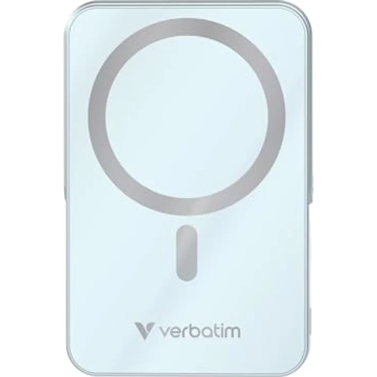 Verbatim Charge 'n' Go MagSafe Powerbank 10.000mAh Blau 15W magnetisch - PD 22W Schnellladefunktion LED-Anzeige & klappbarer Ständer für iPhone 16/15/14/13/12 Pro/Pro Max – inkl. USB-C Kabel – Bild 2