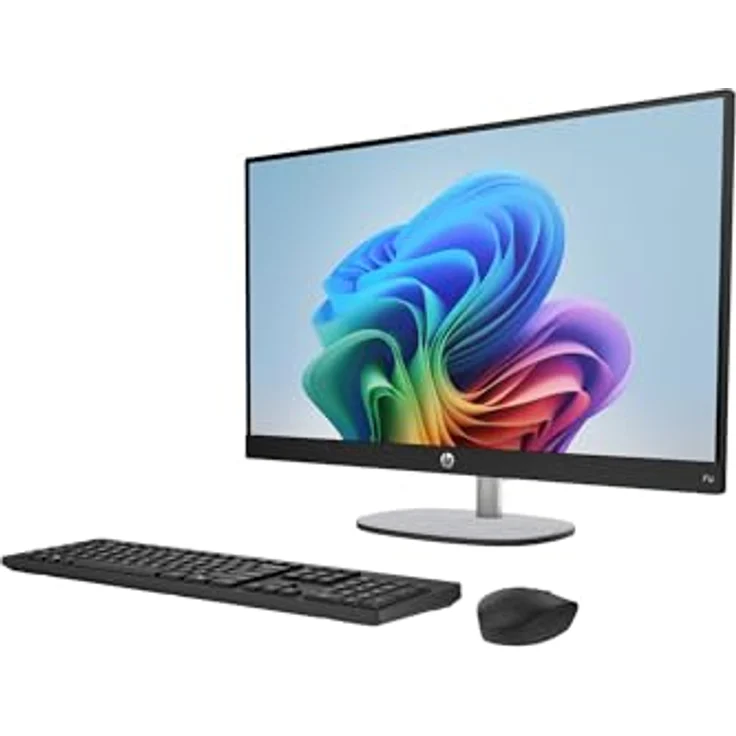 HP 27-ct2473ng All-in-One, 27 Zoll Full HD, AMD Ryzen AI 7 350, 16 GB RAM, 512 GB SSD, Snowflake White, Windows 11 Home – Bild 2