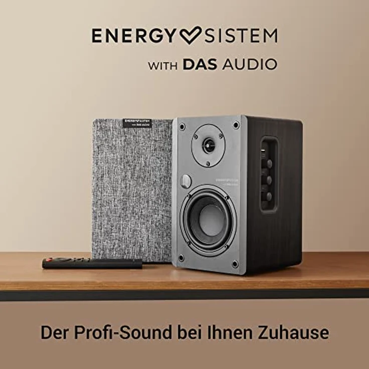 Energy Sistem Studio Monitor 4 Hi Fi (2.0-Aktivlautsprecher, Bluetooth 5.0, 50 W, Subwoofer, optischer TOSLINK-Eingang, HDMI ARC-Anschluss) – Bild 5