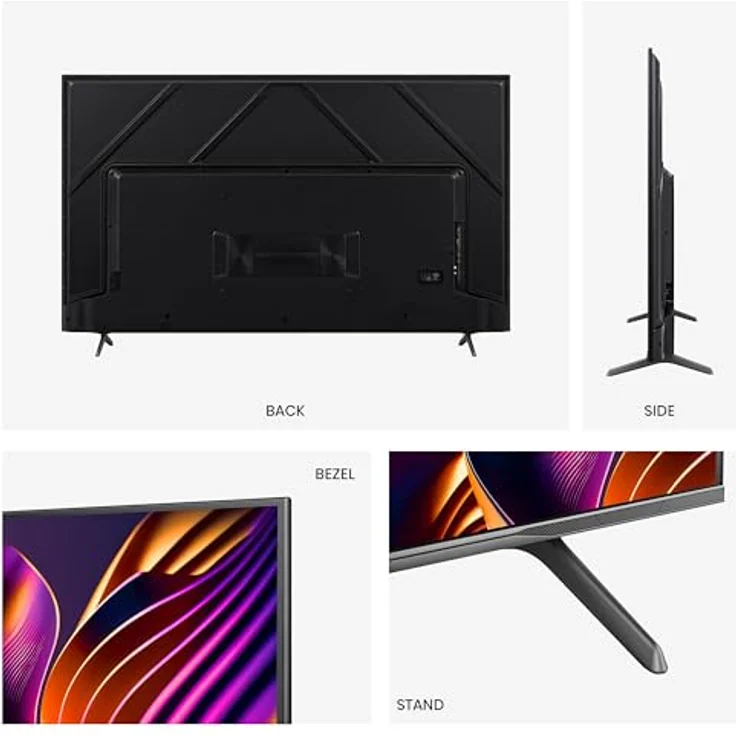 Hisense 55E7NQ Pro 139 cm (55 Zoll) QLED Smart TV, 4K UHD, Total HDR, Dolby Vision IQ Atmos, Game Mode Pro 144 Hz, Alexa Built-In, Dunkelgrau – Bild 3