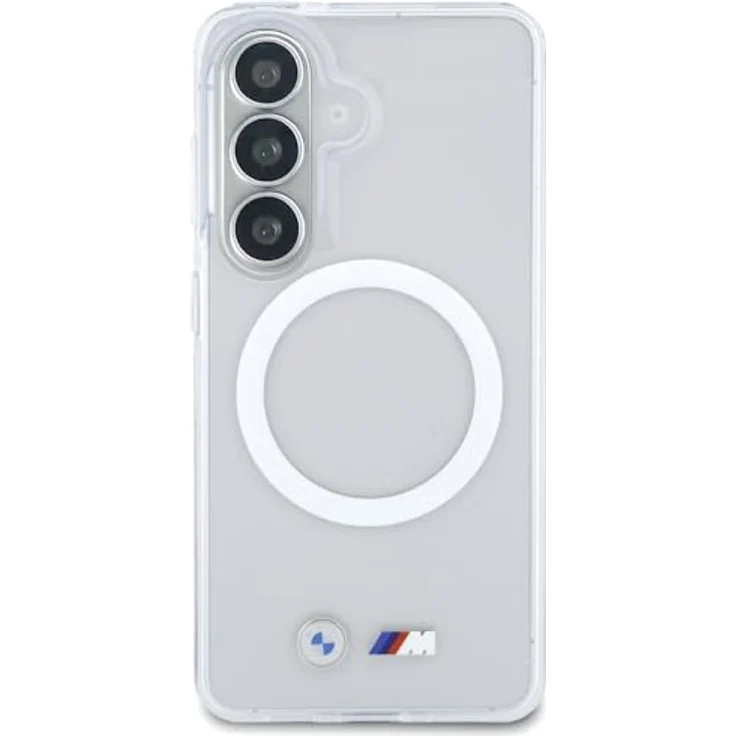 CG MOBILE BMW IML Stoßfestes Metalllogo, Hardcase-Hülle kompatibel mit Mag Safe für Samsung Galaxy S26, transparent – Bild 3