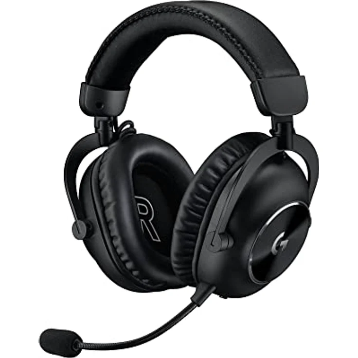 Logitech G PRO X 2 LIGHTSPEED Wireless Gaming Headset, abnehmbares Boom-Mic, 50-mm-Graphen-Treiber, DTS:X-Kopfhörer 2.0–7.1 Surround, Bluetooth/USB/3,5 mm Aux, PC, PS5, PS4, Nintendo Switch - Schwarz – Bild 1