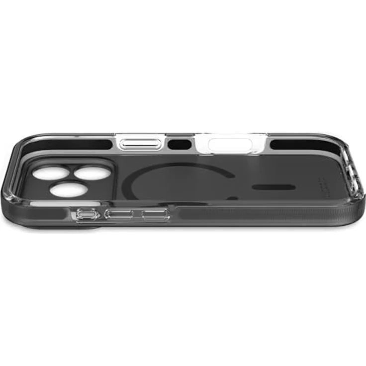 Decoded Transparent Clear Case für iPhone 17 Pro, 100% recyceltes Material, Anti-Vergilbung, MagSafe-kompatibel, 4 Meter DropTec Schutz, Frosted Schwarz – Bild 4