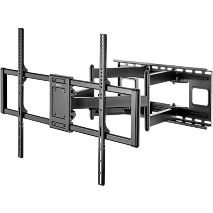 Speaka Professional SP-TVM-1300 TV-Wandhalterung, neigbar und schwenkbar für 152,4 cm (60) - 304,8 cm (120), Tragkraft 120 kg, mit Kabelverlegesystem – Bild 2