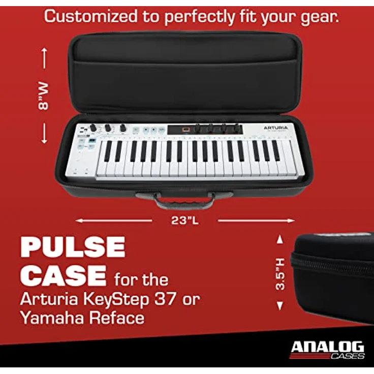 ANALOG CASES PULSE - CASE (CASE) FOR ARTURIA KEYSTEP 37/ YAMAHA REFACE – Bild 5