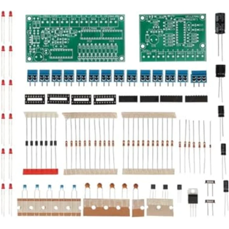 Velleman Whadda Lötbausatz, DIY 2-Draht 10-Kanal-Fernbedienung, mikroprozessor gesteuert mit LED-Anzeige und 50 m Reichweite – Bild 2