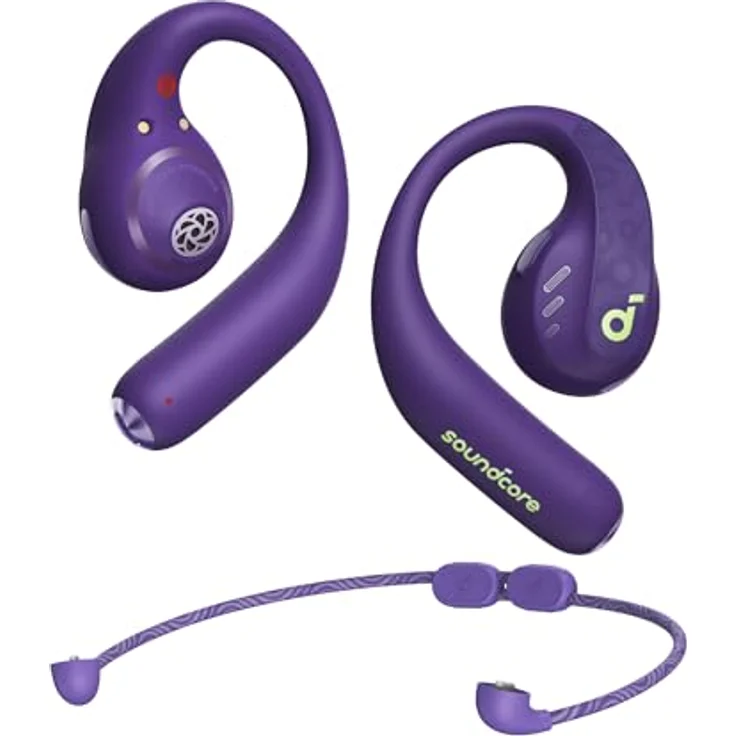 soundcore by Anker AeroFit Pro Open-Ear Kopfhörer, Ultra leicht, Bequem, Ergonomisches Design, Intensiver Sound LDAC, Bluetooth 5.3, IPX5 Wasserschutz, 46h Akku, App, Kabellos – Bild 1