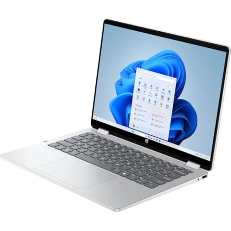 HP OmniBook 5 Flip 14-fp0153ng, 14" WUXGA IPS 300 Nits, Intel Core i5-1334U, 16GB RAM, 512GB SSD, Windows 11, Silber – Bild 3