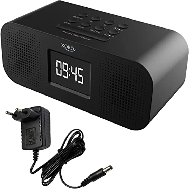 Xoro HMT 425 Basic, Digitales WLAN Internet Radio mit 2.8" Farbdisplay, USB Mediaplayer, FM/DAB+ Simulation und Weckerfunktion