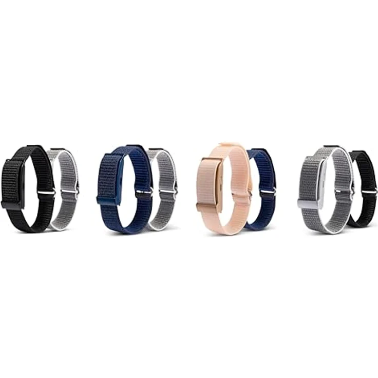 Nilox NXSWONAIRSL, Activity-Armband aus Silikon, verstellbar, mit Bluetooth, silberfarben – Bild 9
