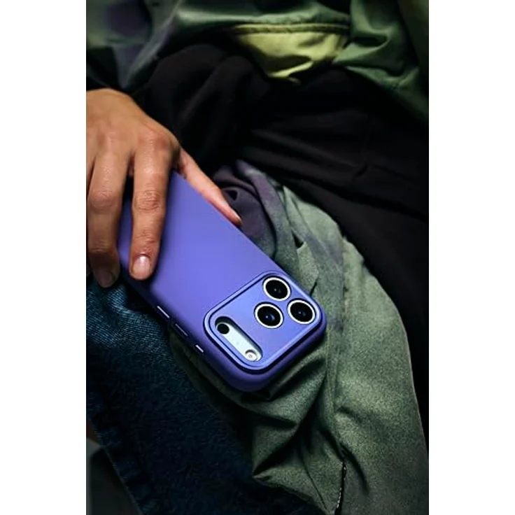 Decoded MagSafe Hülle iPhone 17 Pro, Silikon Schutzhülle mit antimikrobieller Behandlung, violett – Bild 4