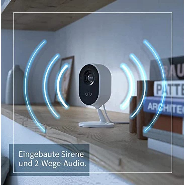 Arlo Essential Indoor Überwachungskamera, weiß – Bild 5