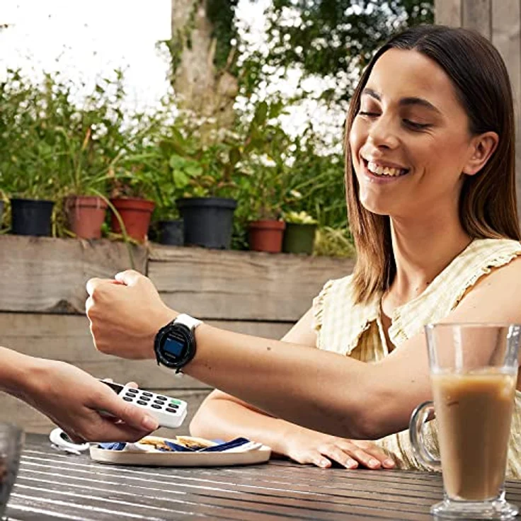 Samsung Galaxy Watch4 Classic, Bluetooth Smartwatch mit drehbarer Lünette, Fitness-Tracker, 46 mm, Black – Bild 3