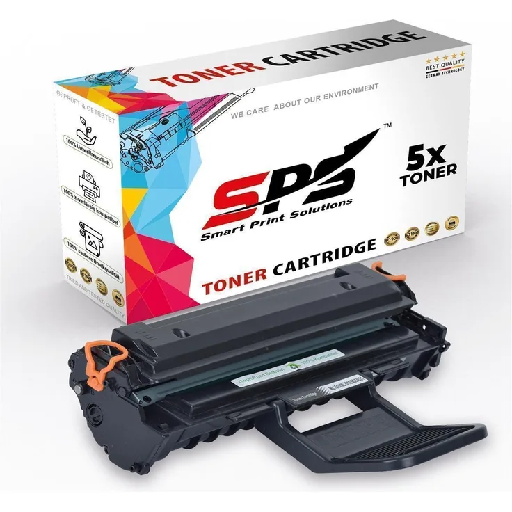 SPS MLT-D119S ELS 119 Toner Schwarz, 5x Set für Samsung ML-1615, Druckleistung 3000 Seiten