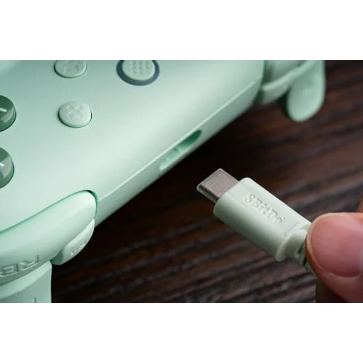 8bitdo Ultimate 2C Wired Gaming Controller, kompatibel mit PC und Android, Grün, 1000 Hz Abfragerate, individuelle Tastenbelegung – Bild 7