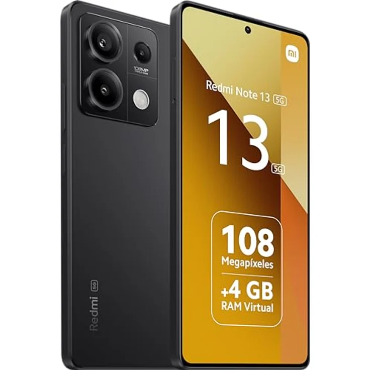 Xiaomi Redmi Note 13 5G, 8GB RAM, 128 GB Speicher, Schwarz – Bild 2