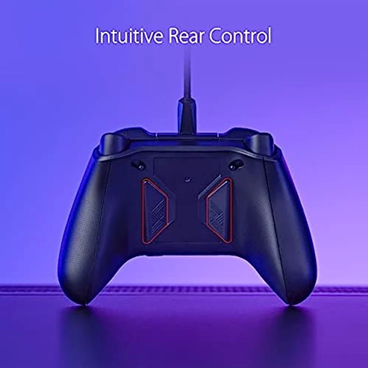 ASUS ROG Raikiri Pro PC Controller (OLED Display, einstellbare Trigger und Joystick, Aura RGB Beleuchtung, ESS DAC, 3,5-mm Kopfhörerbuchse, Stummschalttaste, USB-C, 2,4 GHz, Bluetooth) – Bild 2