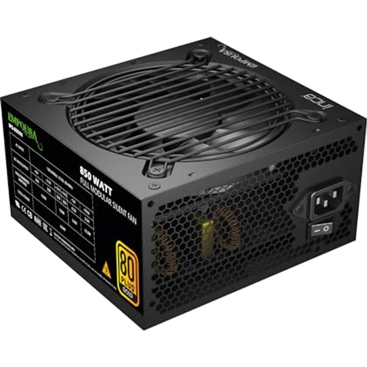 INCA IPS-850XN Silent Power Supply Kompatibel mit dem neuesten ATX 12V V2.3 Standard Der extrem leise 120-mm-Lüfter sorgt für einen außergewöhnlichen Luftstrom. (850XN) – Bild 4