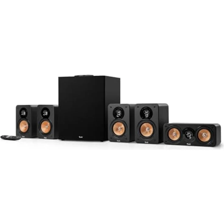 Teufel Ultima 20 Concept Power Edition - 5.1 Surround Soundsystem mit integriertem AV-Receiver, Bluetooth 5.0, Dolby Audio, USB-C-Soundkartenfunktion, HDMI ARC CEC, Schwarz – Bild 1