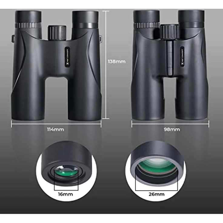 K&F Concept 12x32 Kompakt Fernglas, wasserdicht mit BAK4-Prisma und Mehrschichtvergütung für klaren Sichtbereich bis 1000 m – Bild 5