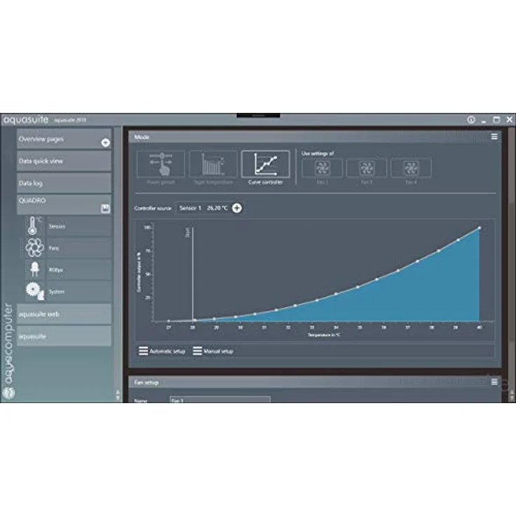 Aqua Computer Quadro Lüftersteuerung für PWM-Lüfter mit Anschluss für Ambient-Hintergrundbeleuchtung – Bild 5