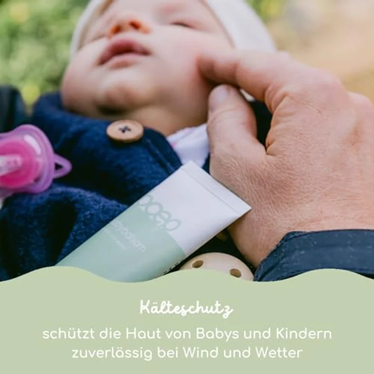boep Wind und Wettercreme für Babys & Kinder | ÖKO-TEST SEHR GUT | Vegane Naturkosmetik | Kälteschutzcreme für Gesicht und Körper | Wind- & Wetterbalsam (50ml) – Bild 5