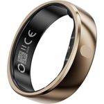 RingConn Smart Ring Gen 2 Air, eleganter Wellness-Ring mit 24/7 Gesundheitsüberwachung, gold, wasserdicht bis 100 Meter