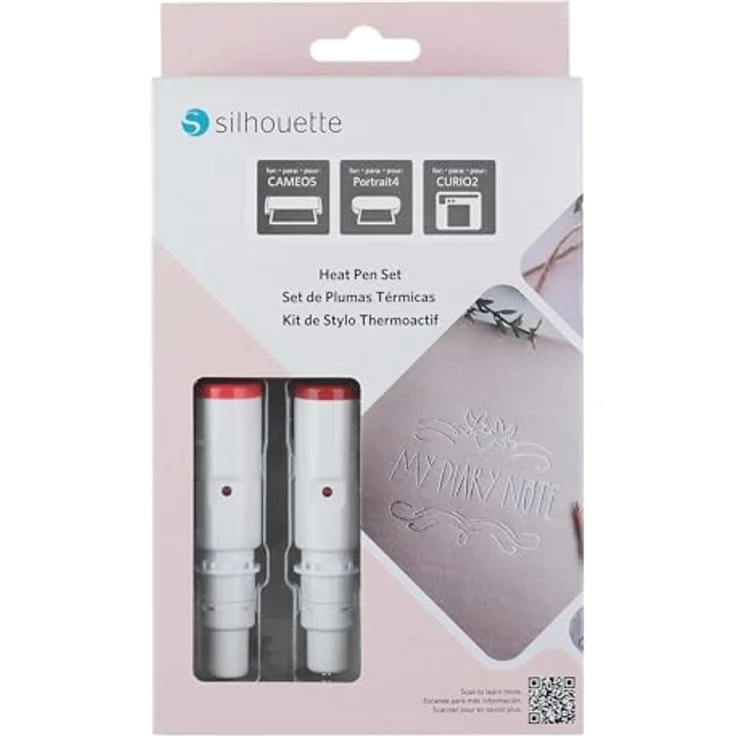 Silhouette Heißtransfer-Stiftset für CAMEO 5, Portrait 4 und Curio 2, inkl. Folie in Gold und Silber, kabellos – Bild 1
