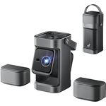 soundcore Nebula P1, Mobiler Beamer mit 650 ANSI Lumen, 1080p, abnehmbarem Lautsprecher, Dolby Audio, 2.0 Surround Sound und Google TV