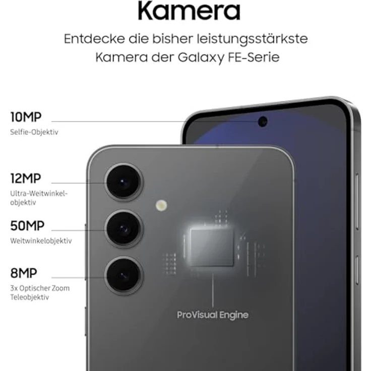 Samsung Galaxy S24 FE, 256 GB Graphite – Bild 2