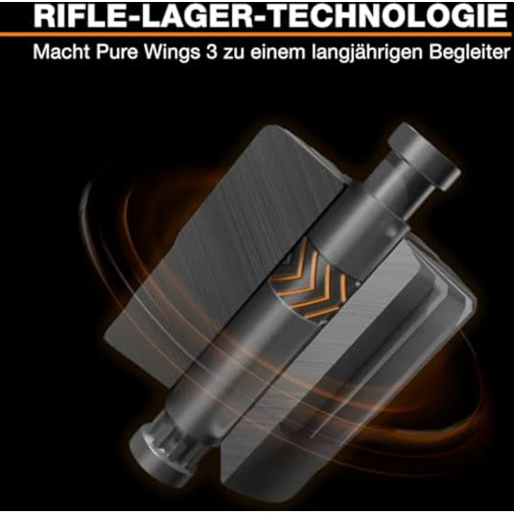 be quiet! Pure Wings 3 120mm PWM Reverse White Triple Pack, 3 Gehäuselüfter mit invertierten Lüfterblättern, optimierter Rahmen, hohe Kühlleistung, geringe Geräuschentwicklung – Bild 6