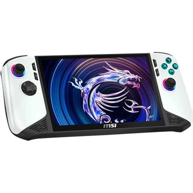 MSI Claw 8 AI+ A2VM-091 Polar Tempest Edition, 8" FHD+ IPS 120Hz Handheld mit Intel Core™ Ultra 7 258V, 32 GB RAM und 2000 GB SSD, Schwarz – Bild 1