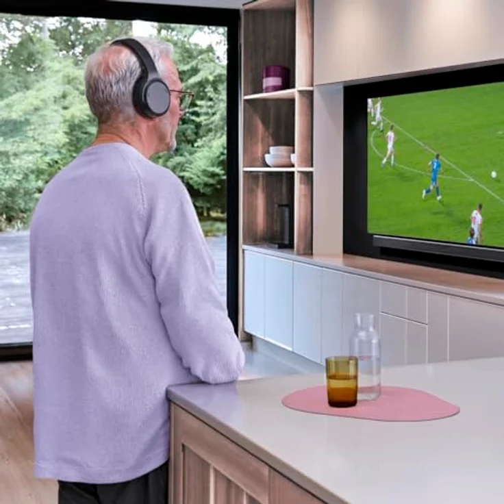 Hama TV Kopfhörer Over-Ear mit 2,4 GHz Funkstation und Bluetooth, Lautstärkeregler, geschlossene Bauweise – Bild 11