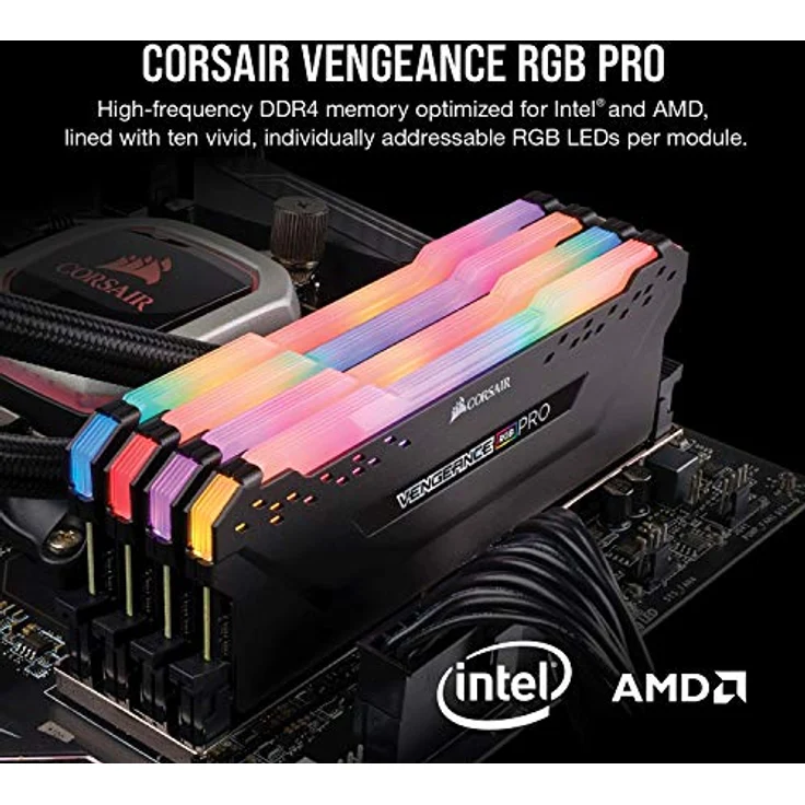 Corsair Vengeance RGB Pro 16GB (2x8GB) 3600MHz C18 - schwarz - Preisvergleich – Bild 2