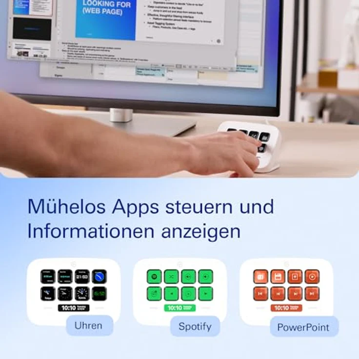 Elgato Stream Deck Neo Eingabegeräte-Set, Controller zur Workflow-Beschleunigung – Bild 4