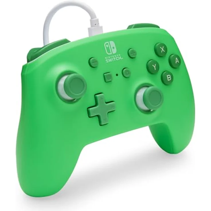 PowerA Verbesserter kabelgebundener Controller für Nintendo Switch, Meerschaumgrün, mit 3,5-mm-Audiobuchse und programmierbaren Tasten, offiziell lizenziert – Bild 2