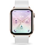 ICE-WATCH Ice Smart 3.0 Rose Gold White 1.78 AMOLED GPS Smartwatch für Damen - wasserdicht, GPS, Silikonarmband