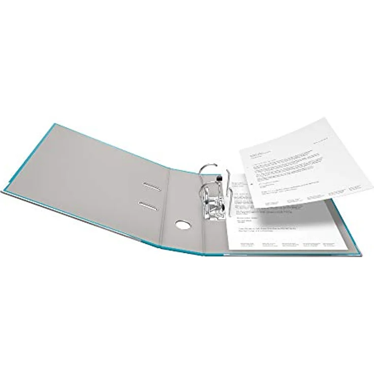 Falken Aktenordner Recycolor-Ordner - A4, 8 cm, türkis, strapazierfähig, wischbar, Blauer Engel/FSC® zertifiziert – Bild 4