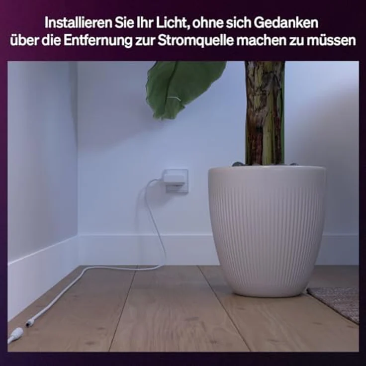 Philips Hue Flux 10 Meter LED Lightstrip-Verlängerung, Flex. Innenbeleuchtung mit Chromasync™-Farbmischung, Zuschneidbar und Sprachsteuerung – Bild 2