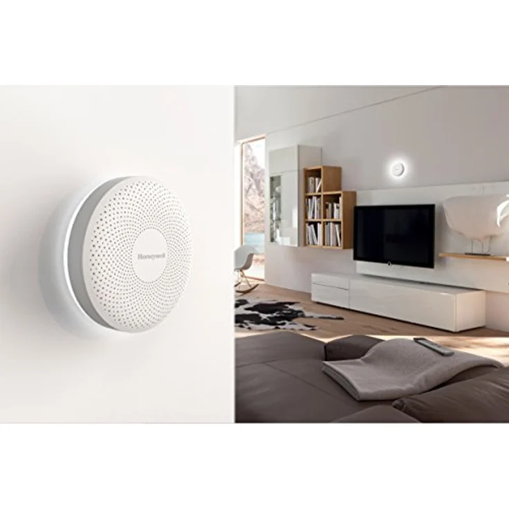 Honeywell Home Funk-Gong-Set Rund mit Lautstärkeregelung, Lichtring und Klingeltaster, weiß, DCR313S – Bild 3