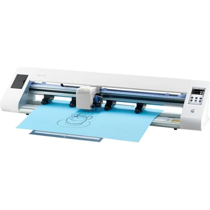 VEVOR Vinylschneider 60 cm, mit automatischer Kantenerkennung, Designsoftware & 2 Klingentypen, kompatibel mit SVG/EPS/PLT, weiß – Bild 9
