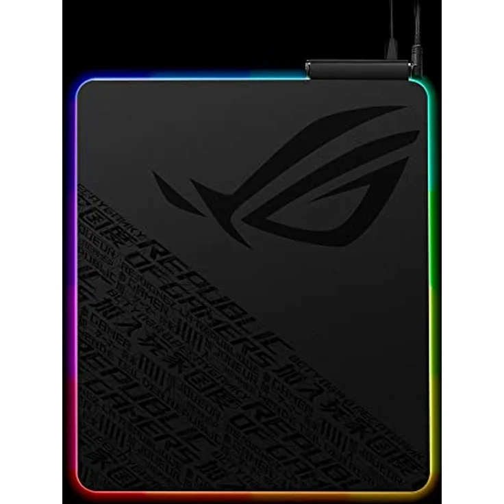 ASUS ROG Balteus QI RGB Gaming-Mauspad (drahtlose Ladefunktion, Aura Sync, USB-Passthrough, rutschfest) – Bild 5