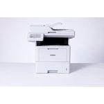 Brother MFC-L6710DW 4-in-1 Mulifunktionsdrucker schwarz weiß (A4, 50 Seiten/Min., 1.200x1.200 DPI, LAN, WLAN, Duplex-ADF, 520 Blatt Papierkassette) weiß/grau