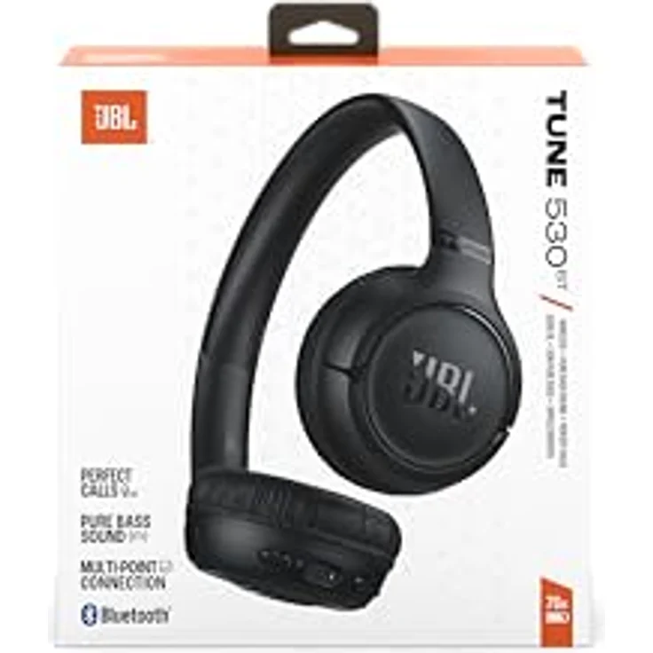 JBL Tune 530 BT, Wireless On-Ear Kopfhörer mit JBL Pure Bass Sound, 76 Stunden Akkulaufzeit, Bluetooth 6.0, faltbares Design, schwarz – Bild 11