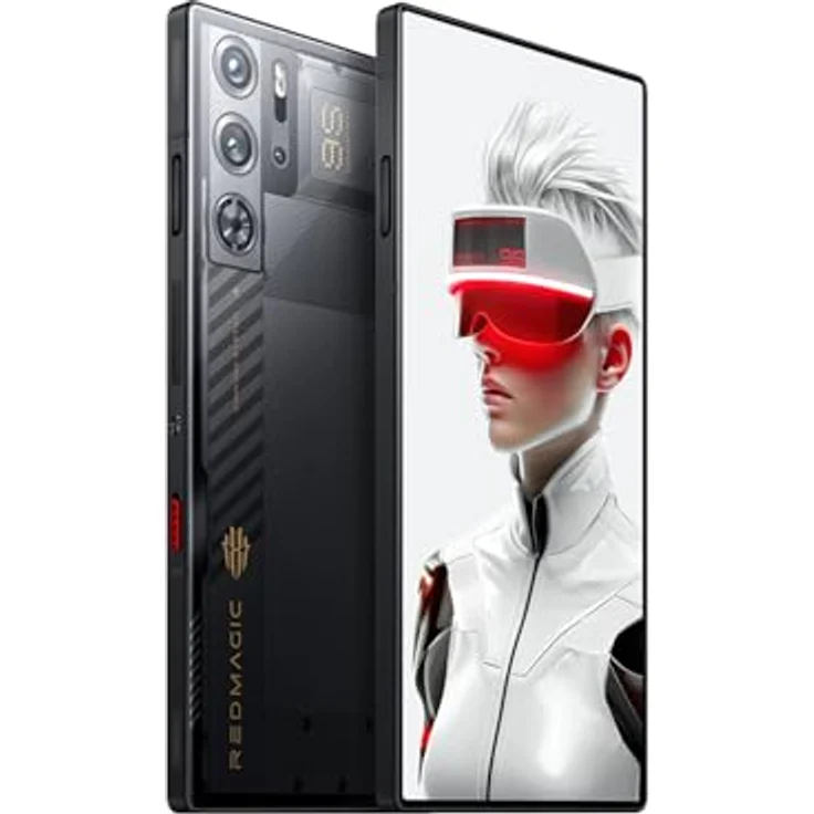 REDMAGIC 9S Pro 120Hz Gaming Handy, 5G Android Smartphone, 16GB RAM+512GB ROM, Snapdragon 8 Gen 3, 6.8" AMOLED Full Bildschirm, FHD+ Gaming Telefon, 50MP Kamera, 80W Ladegerät, Dual-SIM Transparent – Bild 4