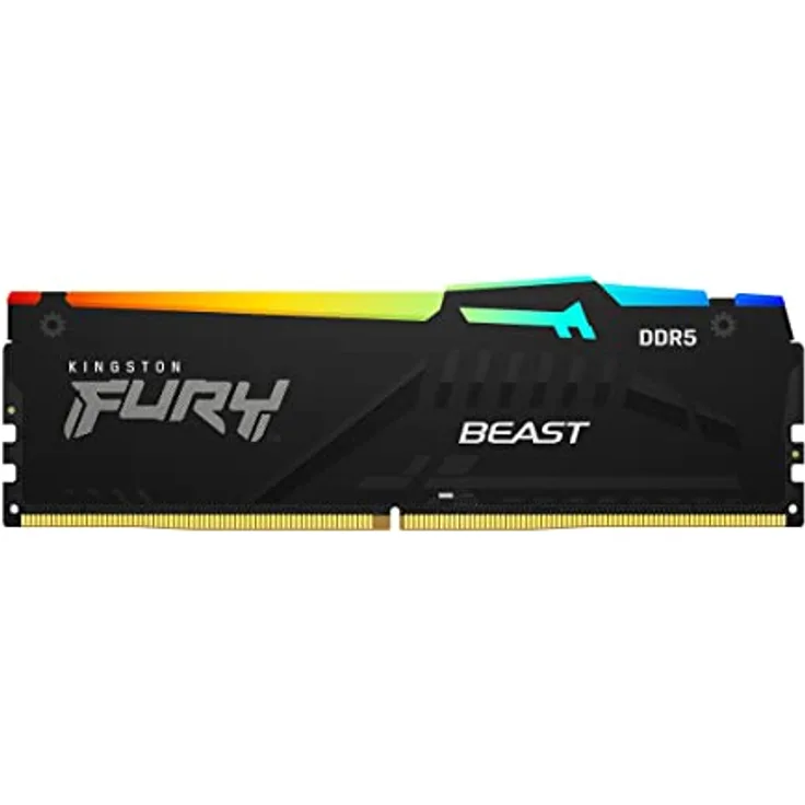 Kingston Fury Beast DDR5 RGB Expo 16GB (2x8GB) 6000MT/s DDR5 CL36 DIMM Desktop Gaming Speicher Kit mit 2 - KF560C36BBEAK2-16 - Preisvergleich