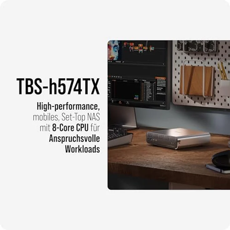 QNAP TBS-H574TX-I3-12G (0 TB), NAS – Bild 2