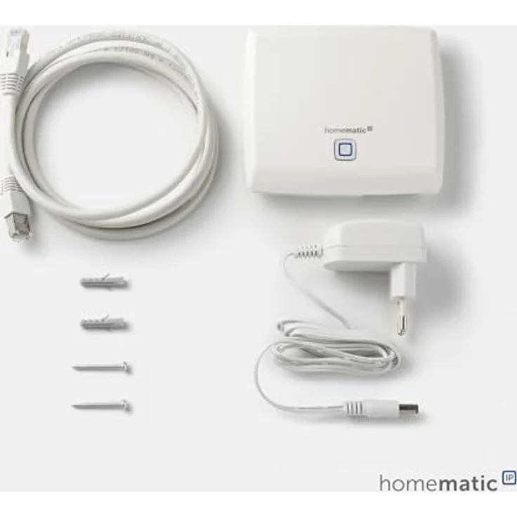 Homematic IP HmIP-SK20 Starter Set Beschattung, Smart Home Hub mit Rollladenaktoren und Tasterwippen, Weiss – Bild 6